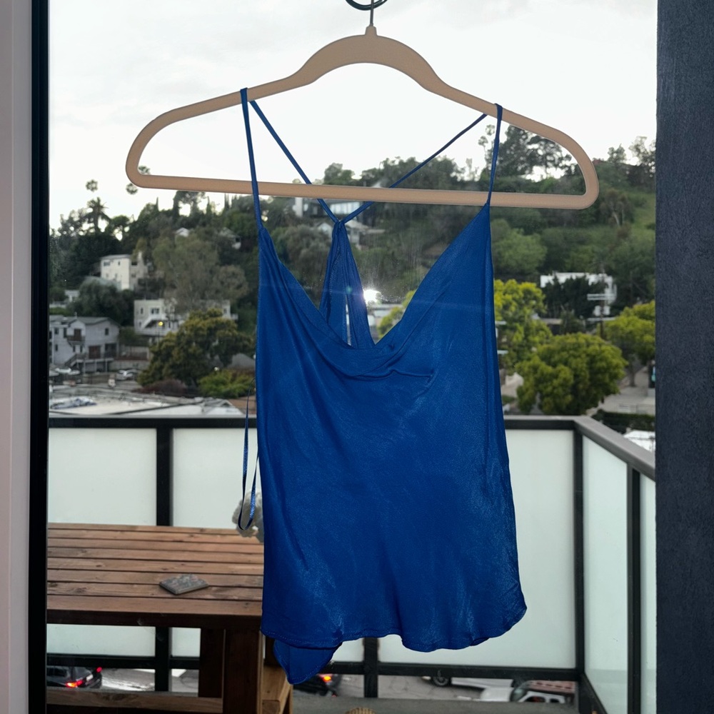 Zara Blue Tank Top